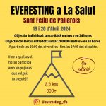 EVERESTING a la Salut, Sant Feliu de Pallerols 85k 8.848D+ (autosuficiència)